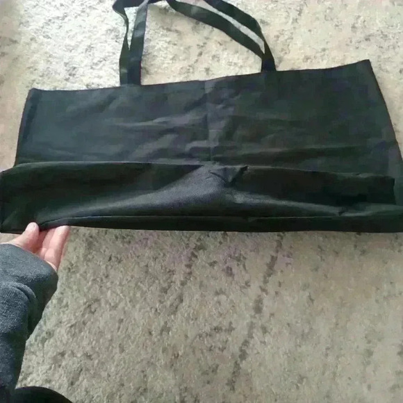 Frederick's of Hollywood Black Sturdy Canvas Xlarge Tote - Picture 4 of 9